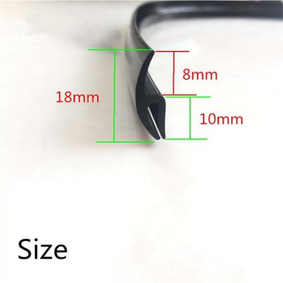 1.7m Rubber Weatherstrip Car Front Windshield Cowl Panel Hood Seal Universal New