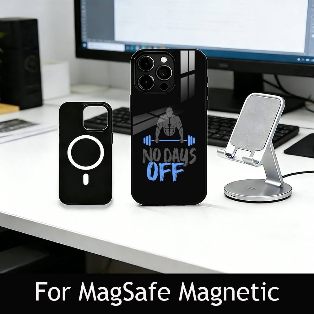Gym Moode On Phone Case For iPhone17,16,15,14,13,12,11 Plus,Pro Magnetic For Magsafe Wireless Charging