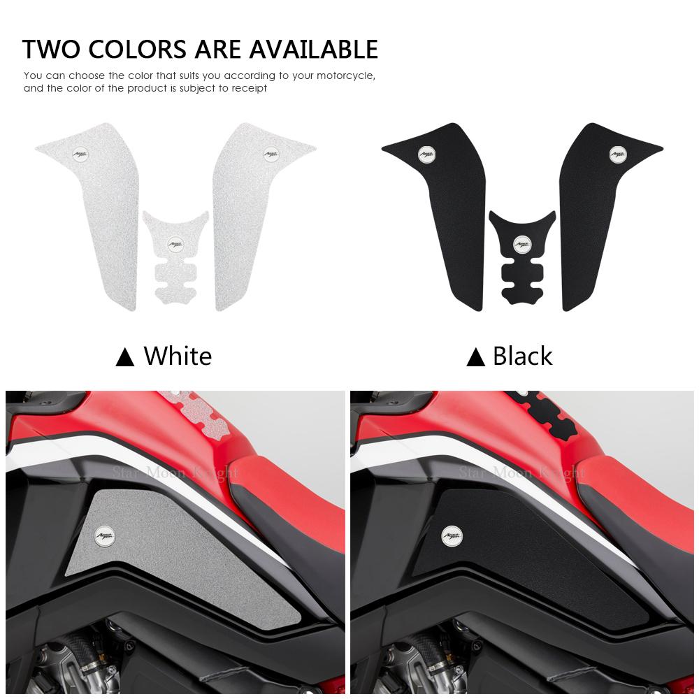 Protetor de tanque antiderrapante para motocicleta, adesivo lateral à prova d'água, almofadas de tanque para HONDA CRF1100L CRF 1100 L Twin -