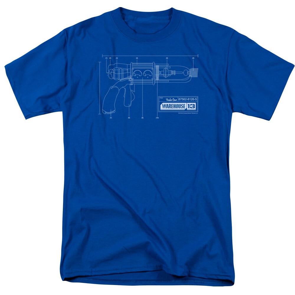 Warehouse 13 Tesla Gun T-Shirt Through 5X M