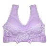 Women Lady Sexy Front Cross Adjustable Side Buckle Lace Vest Wireless Sport Bra For Ultimate Comfort And Style