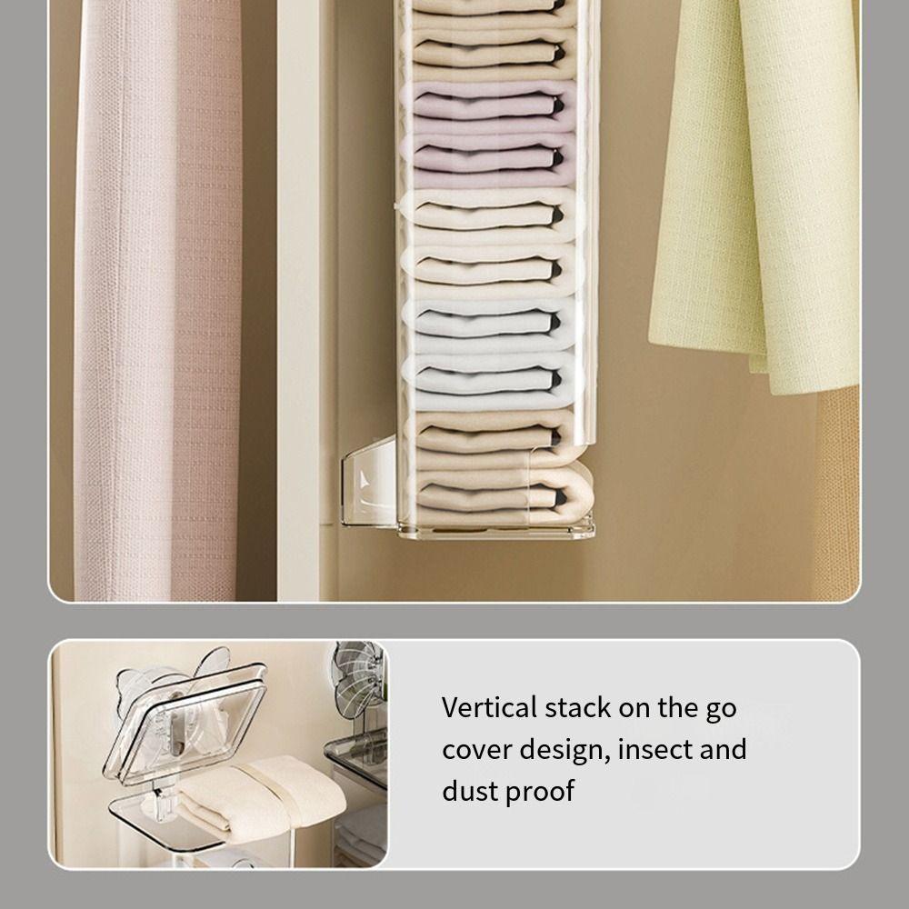 Wall-Mounted Hanging Panties Dispenser Suction Cup Closet Underwear Holder  Bedroom