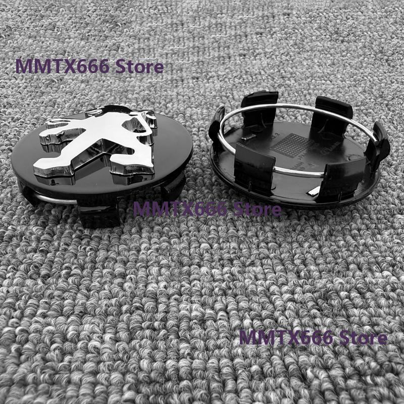 4Pcs 60MM Car Wheel Center Hub Cap Badge Rim Lid Sticker For Peugeot 206 307 308 3008 207 208 407 508 2008 5008 107 106 205 SW