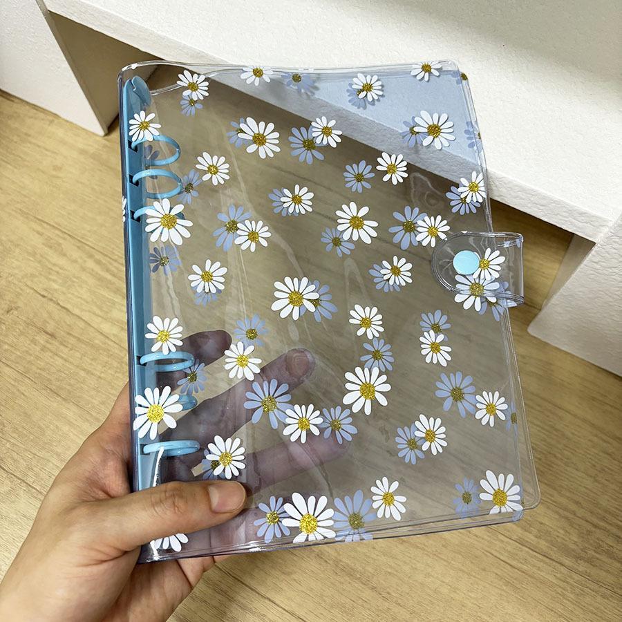 A5 A6 Daisy Binder Photo Card Collection Book Postcard Organizer Diary Notebook School Stationery
