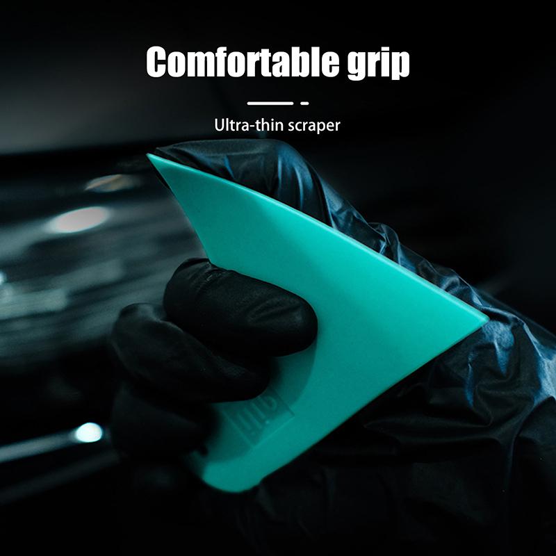 Car Window Film Squeegee Colorful Rubber Triangle Tip Scraper For Vinyl Wrap Sticker Auto Window Tint Film Install Tool