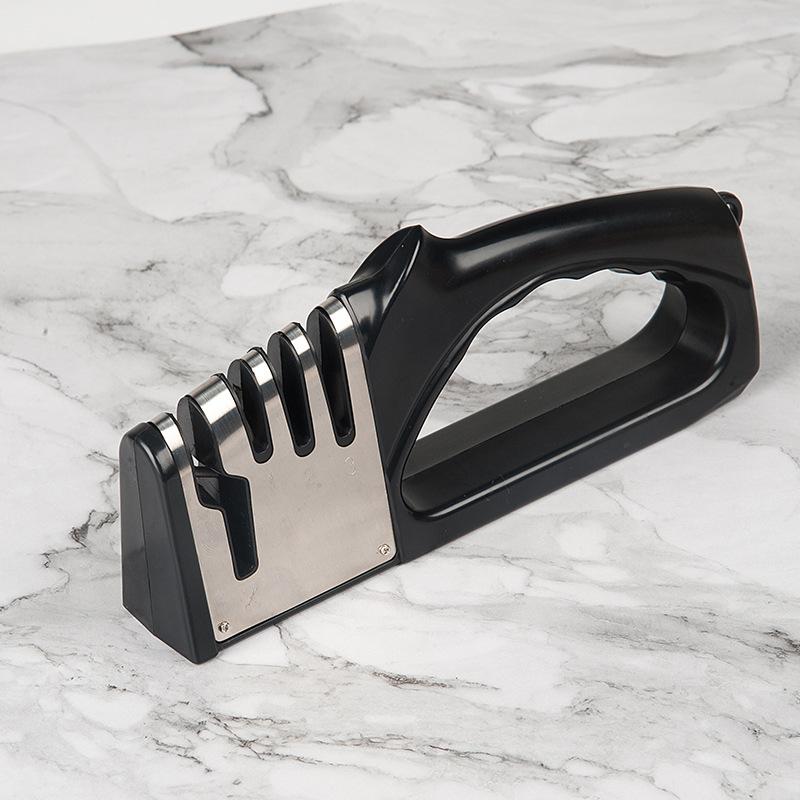 

Knife Sharpening Artifact Diamond Four-stage Knife Sharpener Household Whetstone Kitchen Tools Kitchen Knives Scissors