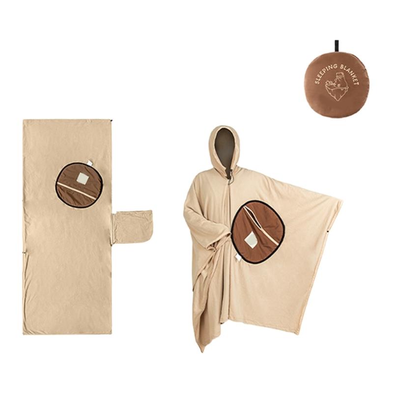 Multipurpose Camping Sleep Bag Waterproof Blanket Fleece for Hiking Emergency Survival Insulated Waterproof