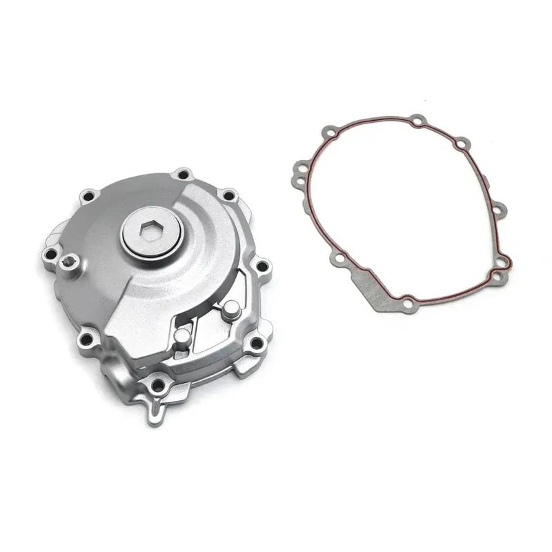 Motorcycle Parts W/Gasket Engine Stator Crankcase Crank Case Cover For Yamaha YZF-R1 2015-2024 Silver
