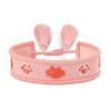 Trendy Handmade Woven Pet Bracelet with Love Embroidery and Tassels