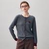 Komom Boca Women's Round Neck Cashmere Cardigan Sweater