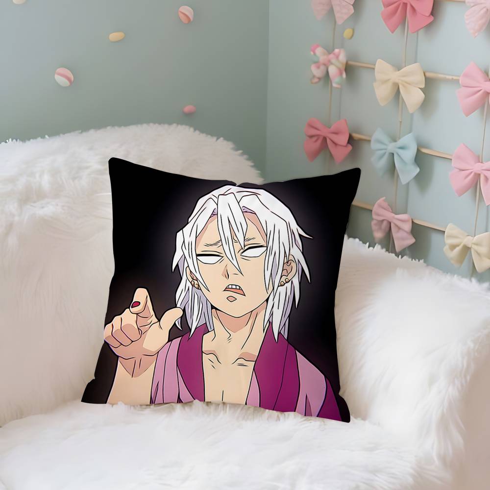 

TTengen Uzui Throw Pillow Covers Pattern Cushion Cover Suitable For Sofa Bedroom Car Pillow Cover 40x40CM(16x16in)