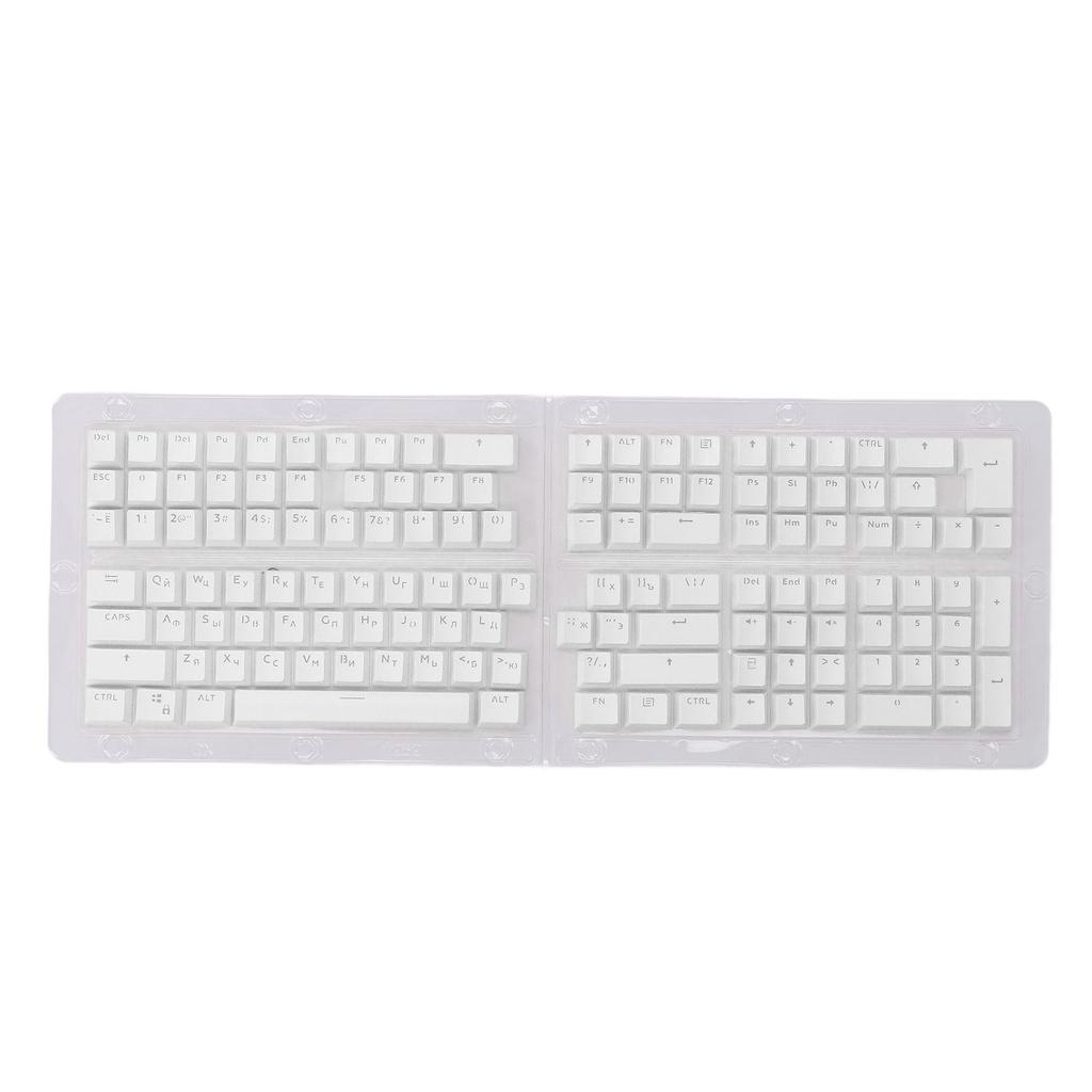 132 Taster Tastatur Tastenhet Russisk OEM Profil Matt Finish Ergonomiske ABS Tastenheter for 61 62 64 68 84