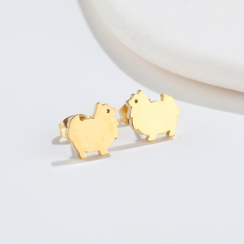 Korean Style Sheep Studs Earrings Animal Earwear Lightweight and Comfortable Ear Accessories for Fashion Enthusiasts