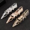 Trendiger Stil Stilvoll Cool Männer Jungen Punk Gothic Rock Scroll Gelenk Rüstung Knöchel Metallisch Vollfingerringe Goldfarbe Cosplay DIY Ringe Mode Schmuck