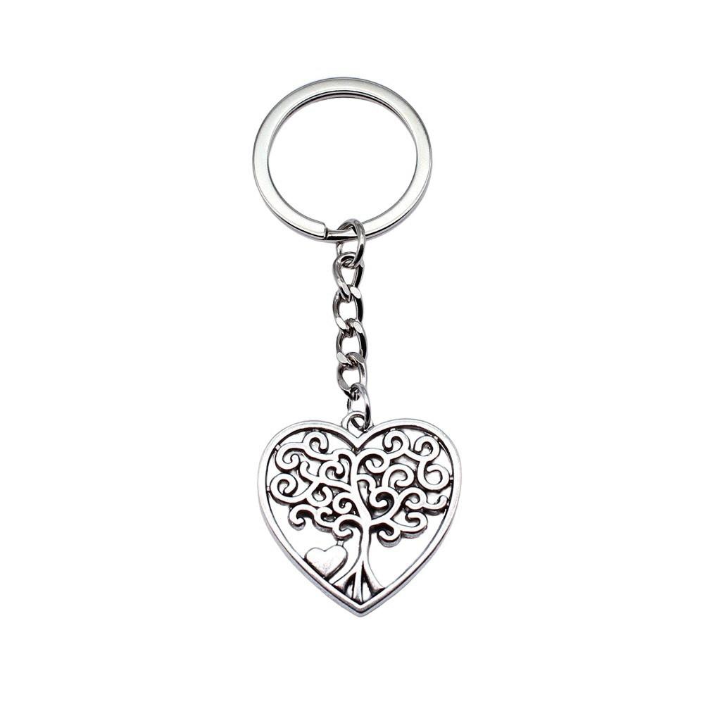 Kabbalah Lucky Charm Tree Of Life Keychain Love Key Ring 28mm