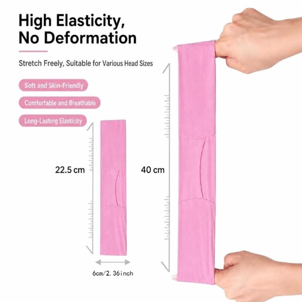 Solid Color Yoga Headbands Hair Fixing Hole Fitness Hair Bands Sports Headbands  Workout Use