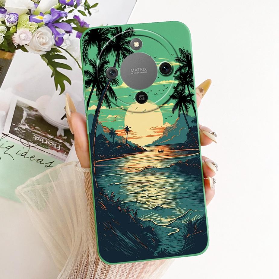 For Honor X9d Case Magic8 Lite Cute Fashion Cartoon Cover Soft TPU Phone Case For Honor Magic 8 Lite X 70 HonorX9d HonorX70 Bags