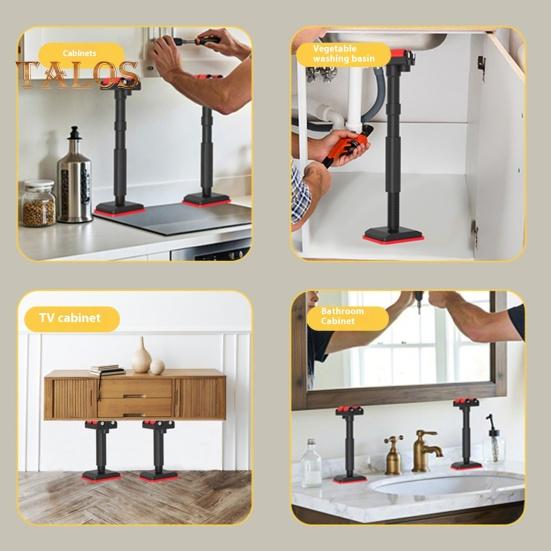 1/2 buc. Suporturi telescopice de ridicare Portanță mare Stabilitate înaltă Reglare înălțime Dispozitiv de ridicare cu economie de efort Cărucioc de ridicare mobilă