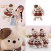 Plush Rabbit Toy For Kids Soft Animal Plush Pillow Gift With Dress And Hat Decoration