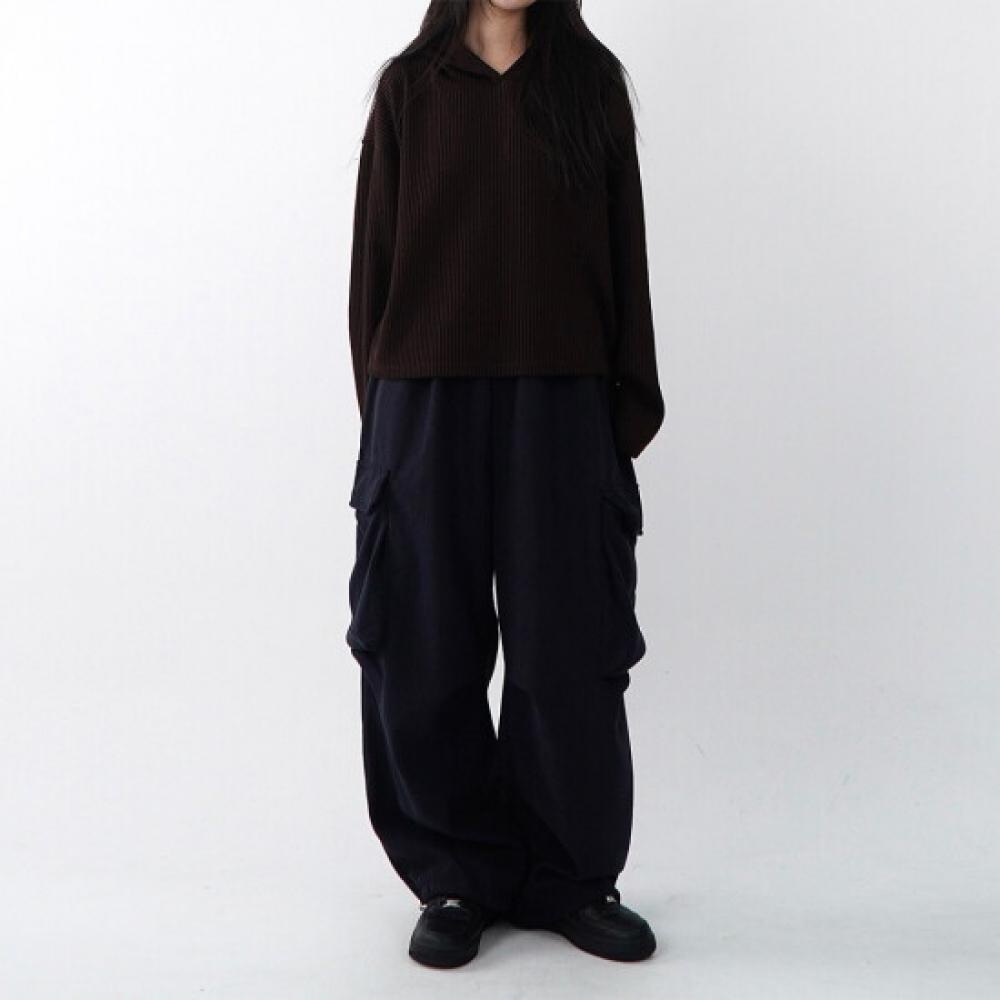 Onl Women Corduroy Wide Pants Cargo