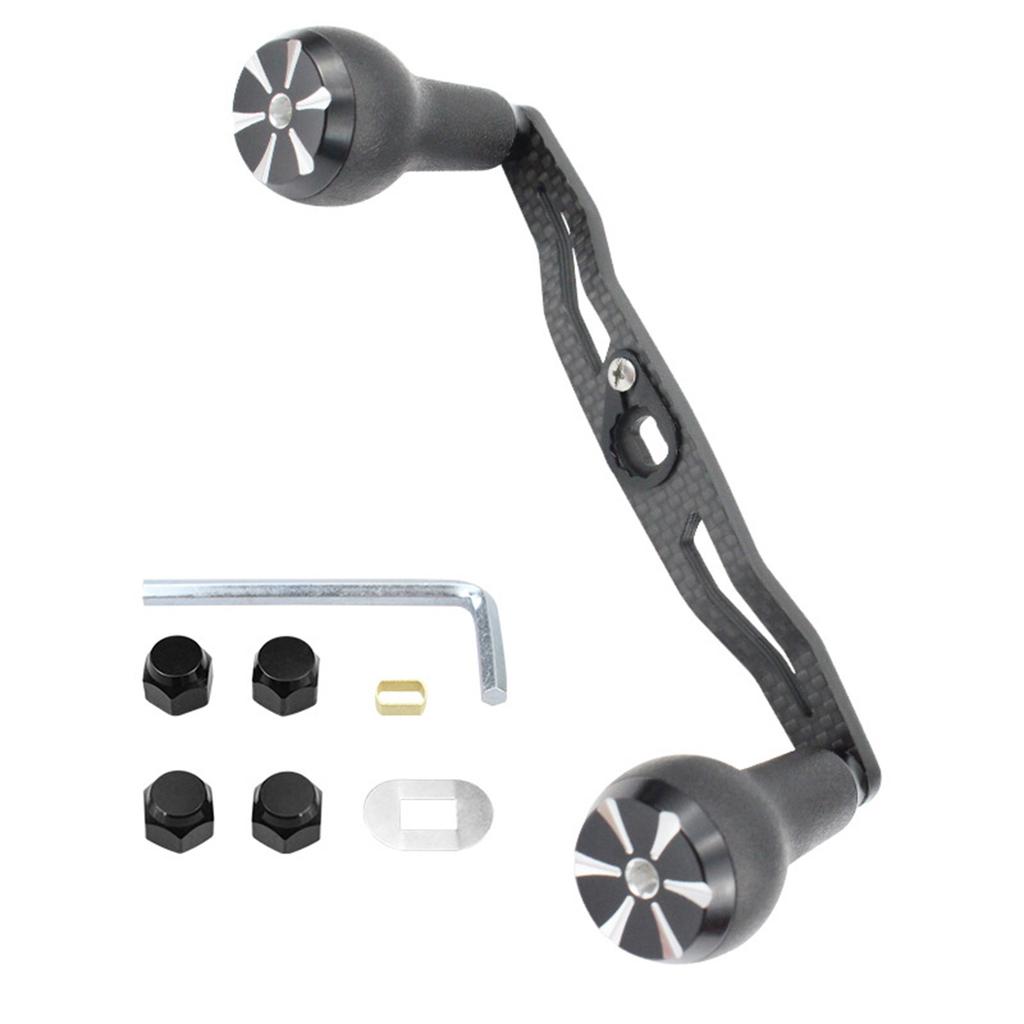 Aluminum Alloy Fishing Reel Handle Power Handle Knob Grip Replacement Assembly Parts for Baitcasting Fishing Reel Handle