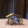 Nativity Scene Religious Tabletop Nativity Scene Figurines Set for Holidays Home Decor