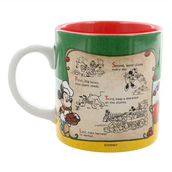 Gaia80 Tomato Snack Can Motif Mug Disney Resort Mickey Mouse Disney Merchandise Souvenir [Tokyo Exclusive]