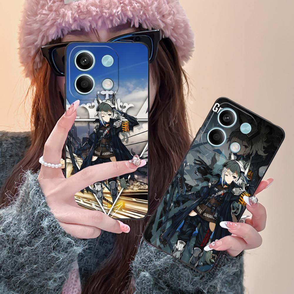 Arknights Grani Matte TPU Mobile Phone Case for POCO F8 F7 F6 F5 F4 F3 F2 Pro GT C75 C71 C65 C61 C40 Pro Ultra Colorful Cover