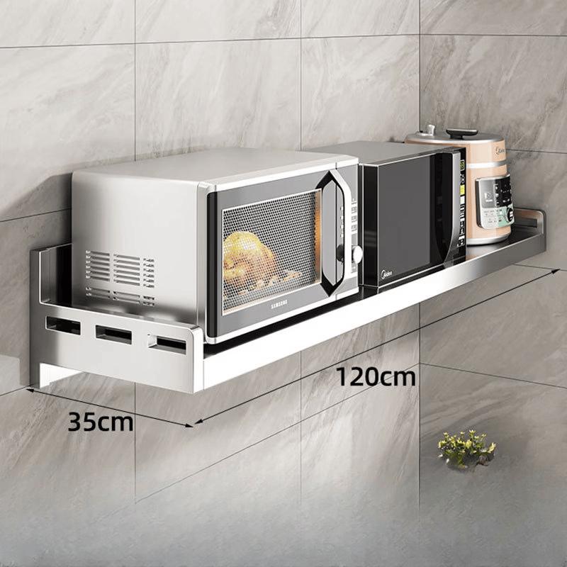 Handon 304 Stainless Steel Wall-Mounted Kitchen Storage Shelf