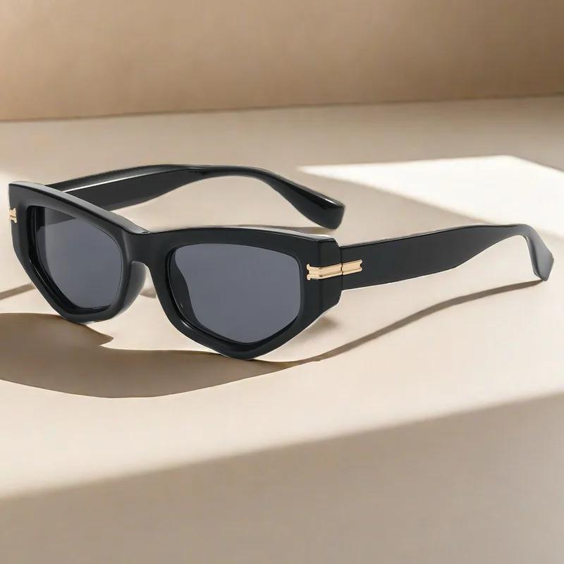 Women Cat Eye Sunglasses Luxury Brand Designer Vintage Irregular Frame Gradient Eyewear UV400 Shades Women's Sunglasses