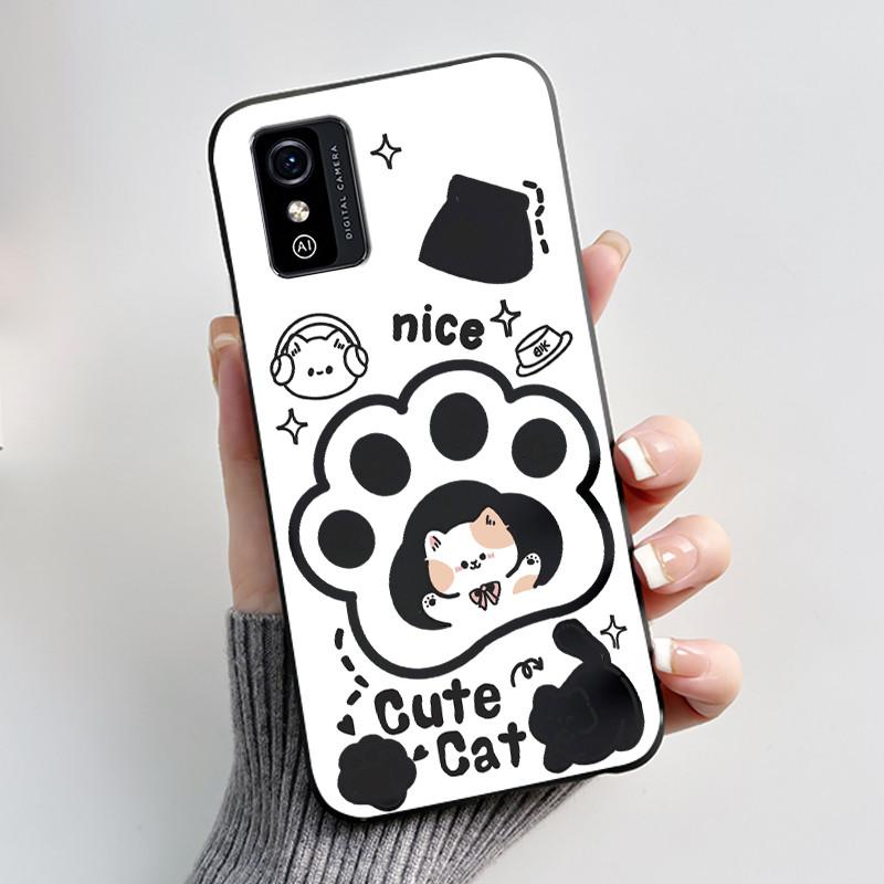 Cute Cartoon Case For ZTE Blade L9 Fundas Capa Printing Shell Protective Cover Soft Silicone Black Casing Shockproof Coque