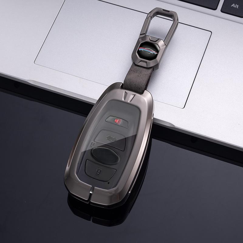 

Car Smart Key Cover Case Bag For Subaru WRX XV Crosstrek Legacy BRZ Forester Impreza STi Outback 2015 - 2019 Shell Holder Fob сірий