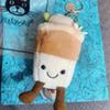 Jellycat-Inspired Plush Toy: Three-Label Lop-Eared Rabbit & Bear Cake Doll - Perfect Birthday Gift for Girls