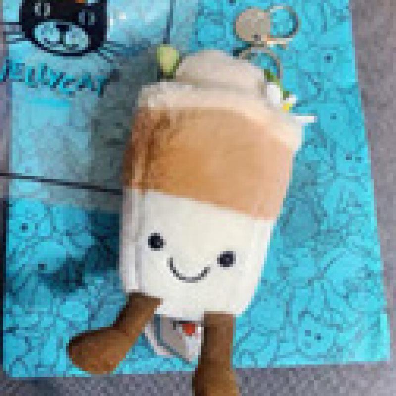 Jellycat-Inspired Plush Toy: Three-Label Lop-Eared Rabbit & Bear Cake Doll - Perfect Birthday Gift for Girls