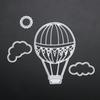 Fire Balloon Cloud Sun Metal Cutting Die Scrapbooking Craft DIY Po