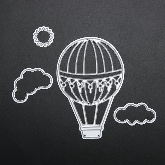 Fire Balloon Cloud Sun Metal Cutting Die Scrapbooking Craft DIY Po