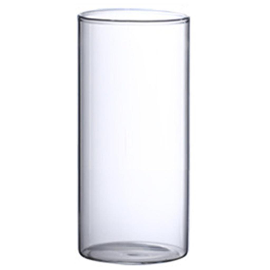 Clear Glass Flower Vase Tabletop Borosilicate Vases Floral Arrangements for Home Office Wedding Table