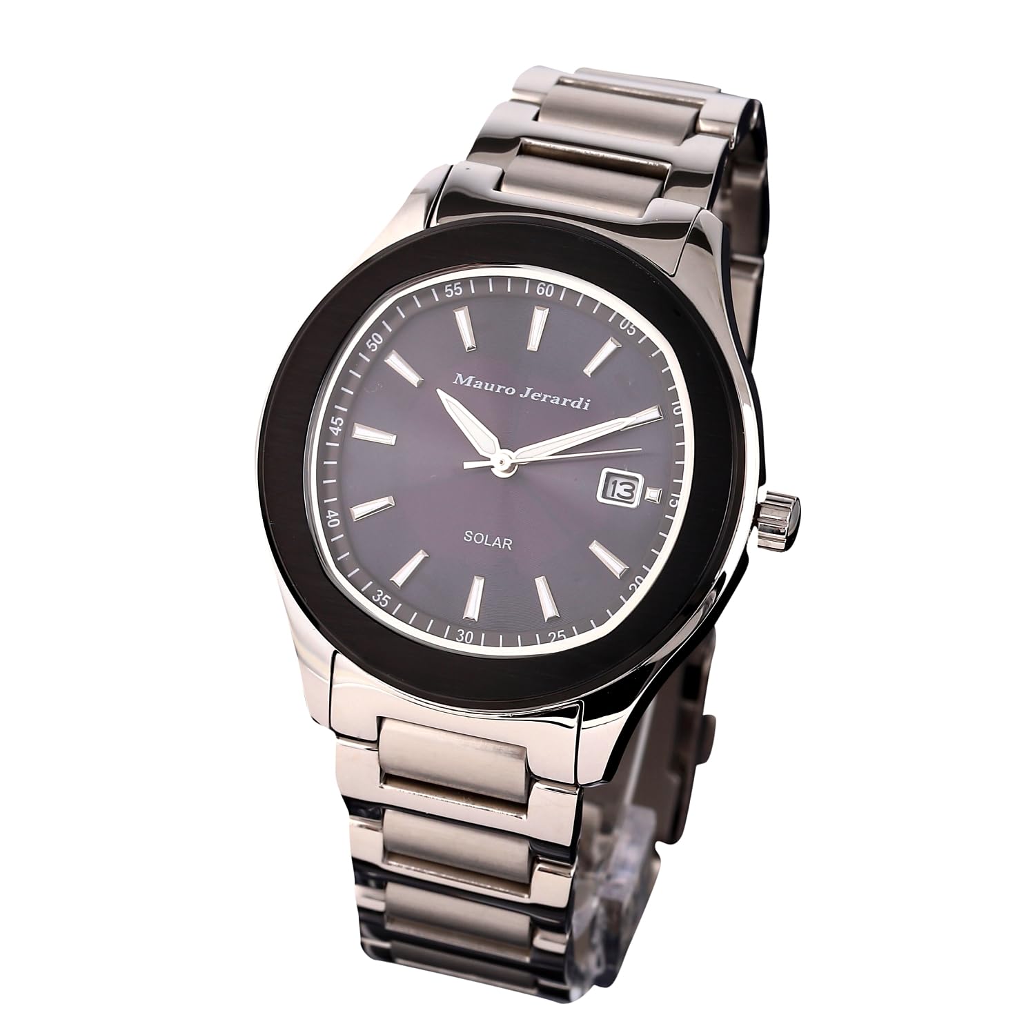 3 ATM water watch [Mauro Gerardi] Solar-powered, all-stainless steel, resistant, men s MJ053-1
