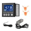 30~39.5℃ HT-12 Temperature Controller Thermostat LCD Display Temperature and Humidity Controller Smart Incubator 0~99%RH