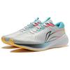 Li Ning MINE V2 Cushioning Slip Resistant Abrasion Resistant Low Top Running Shoes Men's Gray Blue ARST053-9
