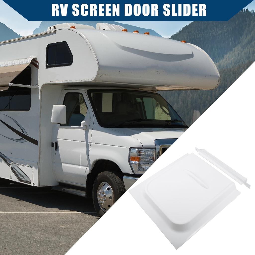 Hihaha RV Panel Shield Door Sliding Panel with Slide Stopper Replacement Parts for and Cars 2 Pieces Trailers, Campers, /