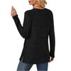 Women's Fashionable Long-sleeved Pullover Solid-color Top