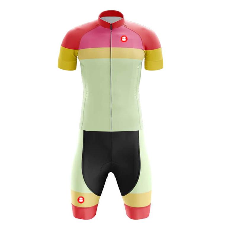 Triathlon Skinsuit Herre Cykeltøj Sommer Åndbar Cykeldragt Sæt 2026