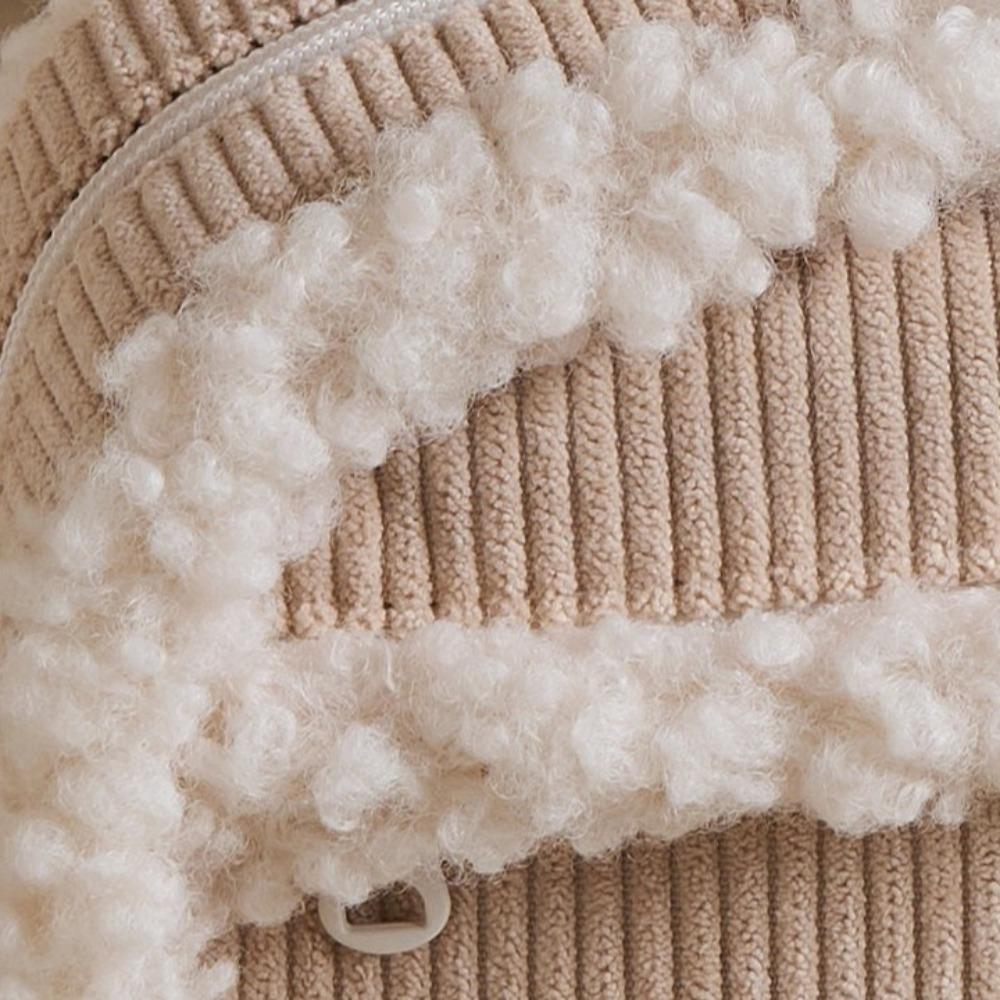 Pen Organizer Pen Bag High Capacity Corduroy Pencil Bag Simplicity Stationery Storage Bag  Student