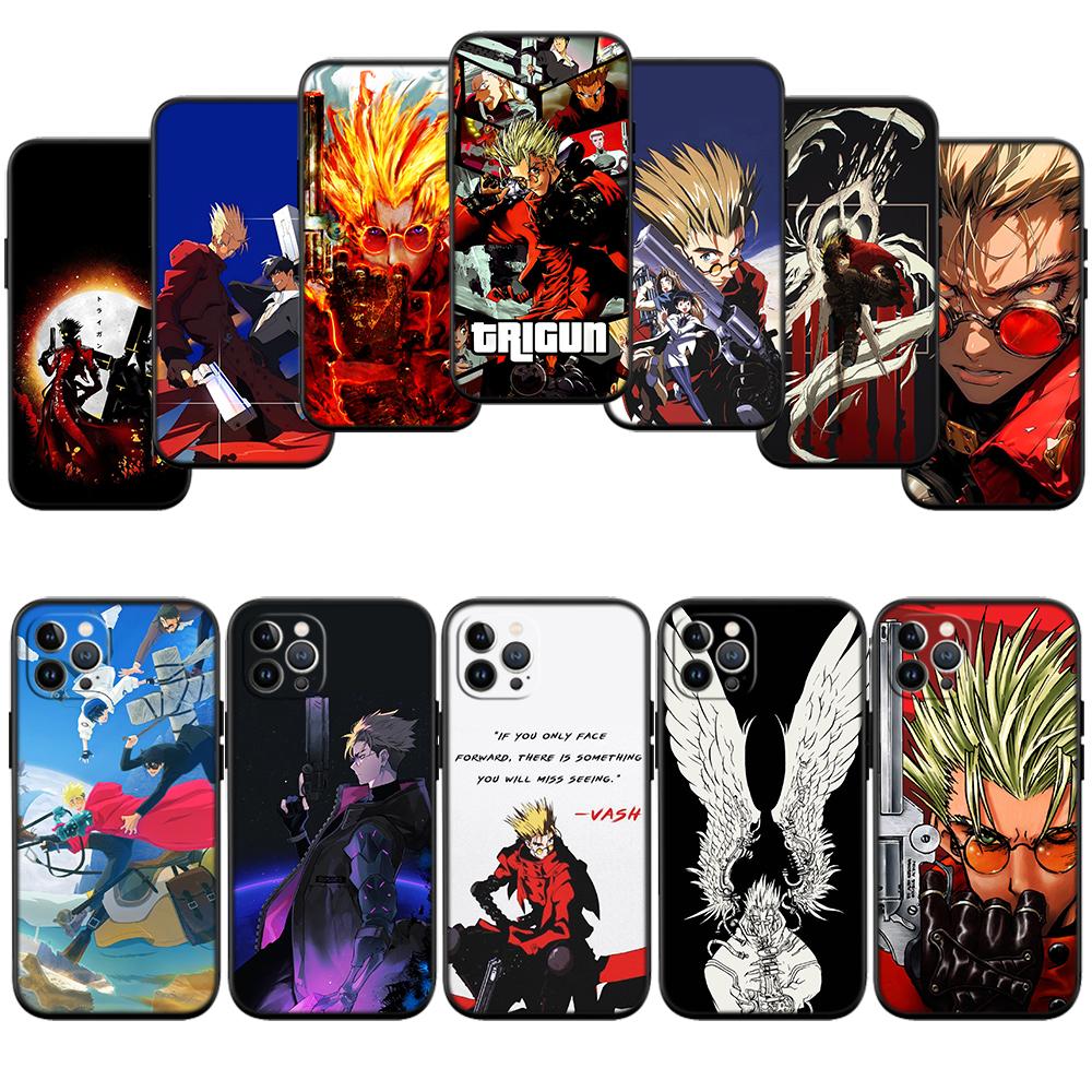 RP72 Trigun stampede New High-End Shell Phone Case for iPhone 16 15 14 13 12 Pro Max Plus Mini