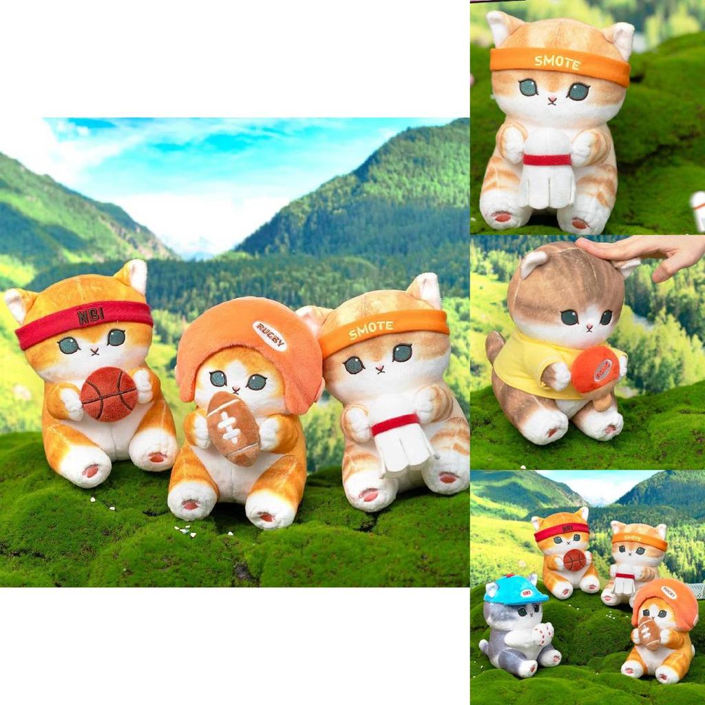 Adorable Mofusand Cat Funsandy Shark Plush Toy For Kids Soft Cartoon Cuddly Doll