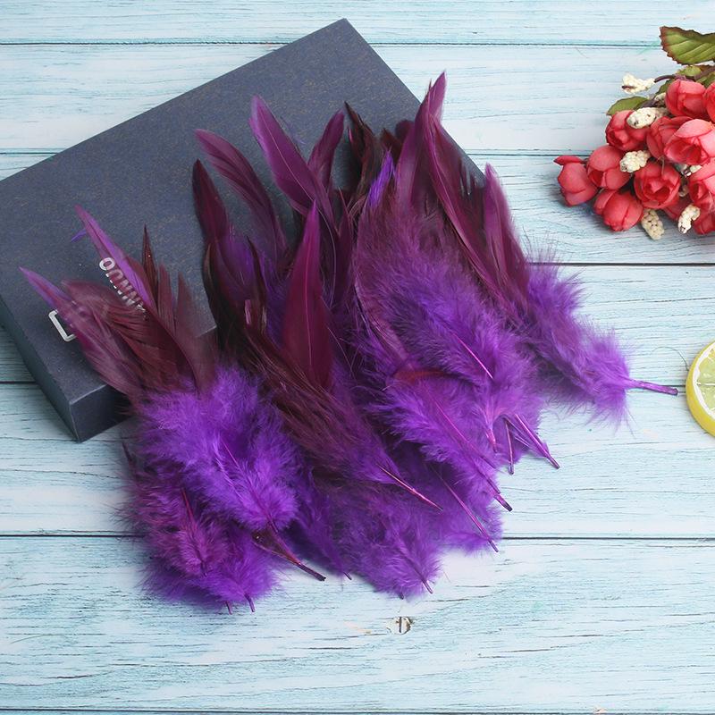 Yellow Chicken Feather for DIY Crafts, Jewelry & Pet Supplies