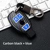 Kolfiberplast Bilnyckelfodral Skydd för Mercedes Benz A B C E G-klass C200 C300 E350 W205 E260L GLK A45 AMG BGA Tillbehör