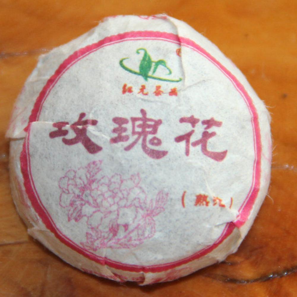 Чай Hongyuan Чай Пуэр Мини-чай Туо [Роза Туо] Вареный чай 200 г в бамбуковой упаковке — фото 5