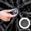 4 szt. 56 mm nakładki na piastę koła samochodowego z logo i emblematem na felgi BMW E46 E38 E60 E90 E93 F20 F30 X3 X5 niebieski biały czarny rocznica